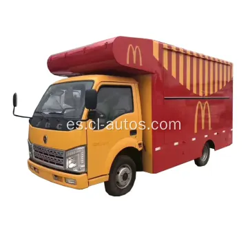 Camión de comida rápida de la calle móvil con equipo de cocina hot dog de pollo frito